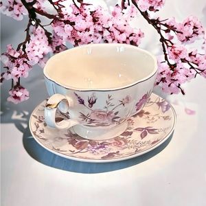 Beautiful Tea Cup and Saucer